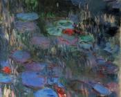 Water-Lilies, Reflections of Weeping Willows, right half